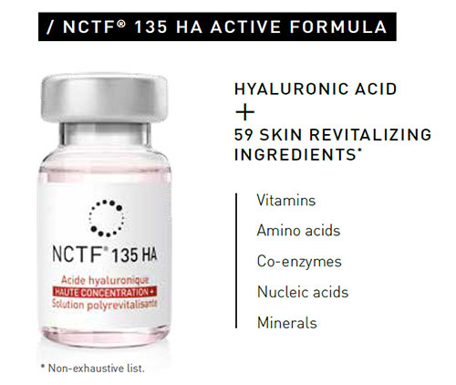 What does NCTF-135 (Chanel Injection) contain?