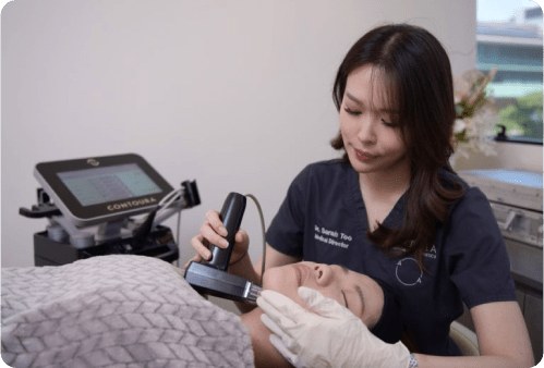 What can Morpheus8 RF Microneedling target?