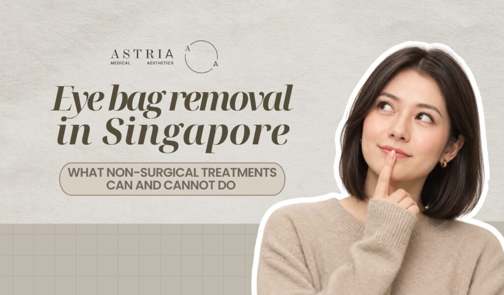 Eye bag removal in Singapore - what non-surgical treatments can and cannot do
