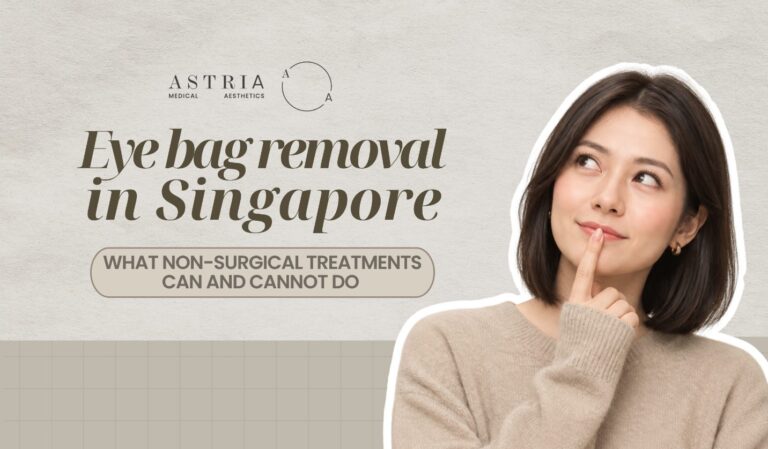 Eye bag removal in Singapore - what non-surgical treatments can and cannot do